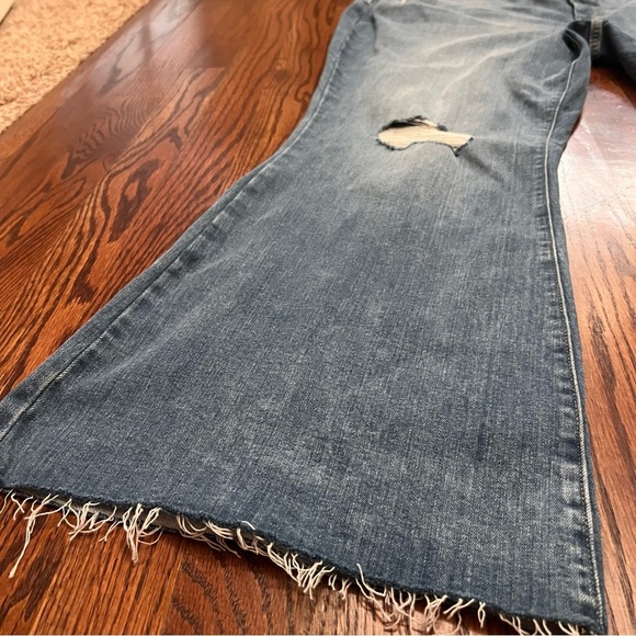 NWT Plus size Ava & Viv flare high-rise fitted hip and thigh. Super stretchy, 26 - Picture 5 of 9